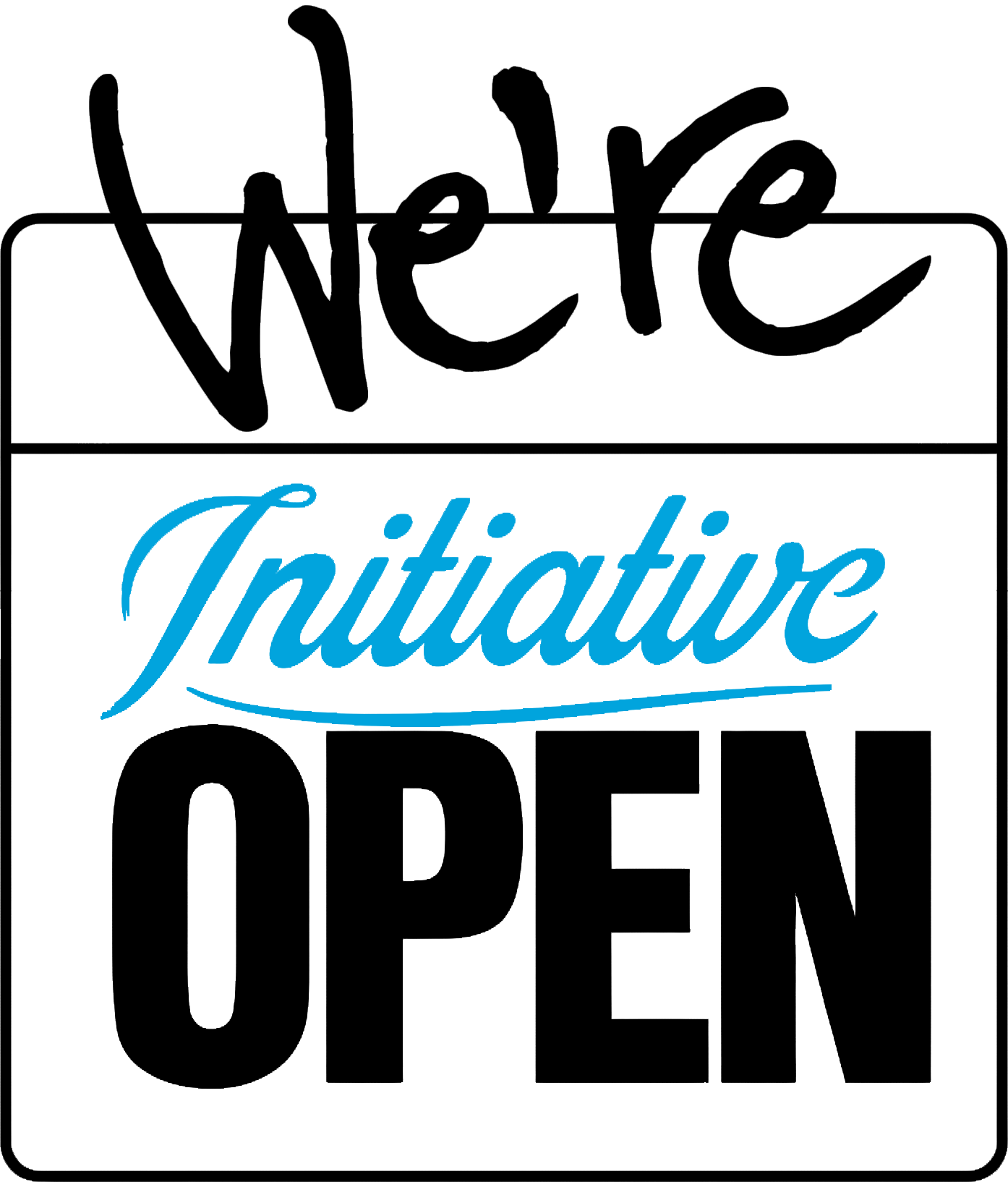 We're Open Initiative Logo